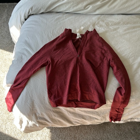 It’s Rulu Run Cropped 1/2 Zip size 6 - Picture 4 of 5